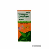 Plemex for Kids Lagundi Syrup 120ml - Orange Flavor (For Cough and Asthma)