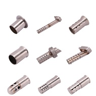 51mm 60mm Inlet Silencer DB Killer Motorcycle Exhaust Muffler Adjustable Catalytic DB Killer Silence