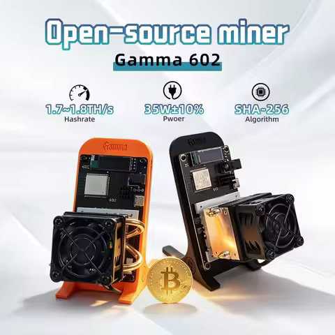 Bitaxe Gamma 601/602 Bitcoin Solo Mining Machine 1.7~1.8TH/s – Open Source Lottery Miner Overclockab