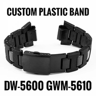 Plastic Watch Band for Casio G-Shock DW-5600 GW-M5610 GWB5600 Series Watchband Bracelet with tools Strap 16mm