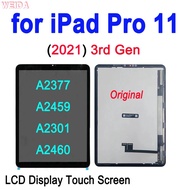 11" Original LCD for iPad Pro 11 (2021) 3rd Gen A2377 A2459 A2301 A2460 LCD Display Touch Screen Dig