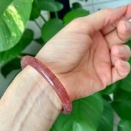 瑕疵草莓晶手鐲瑕疵品介意勿下單55.5口徑