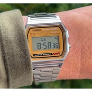 Casio A158WEA-9D Bronze Gold Digital Stainless Steel Vintage Design Unisex Watch