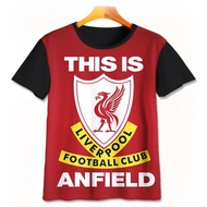 Kids Football T-Shirt - Cute 3D Football T-Shirt - Liverpool-1-designWD Limited Edition Football Pri