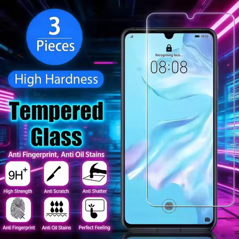 New 3Pcs HD Tempered Glass For Huawei P30 P40 P20 Mate 20 Lite Y6 Y7 P9 P10 P Smart Z 2019 2018 Nova