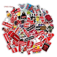 50 pcs Supreme Graffiti Sticker Vinyl Decal Luggage Laptop Non-repetitive