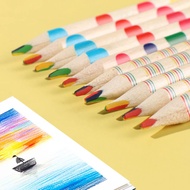 4 Colors Pencils Students Writing Drawing Art Supplies Rainbow Color Pencils
