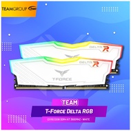 Team T-Force Delta RGB (2x16) 32GB DDR4 kit 3600MHz - White Memory RAM
