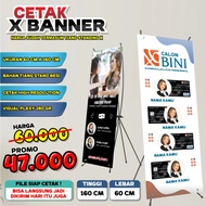 PRINT X BANNER + STANDING GRADUATION BANNER/ CONFERENCE BANNER/ BIRTHDAY BANNER/ KKN BANNER/