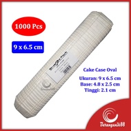 Kertas Bolu Kukus Oval 90mm 1000 Lembar Risole Cake Case Alas Risol