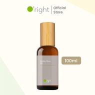 Oright Golden Rose Oil (100ml) Velvety Smooth & Soft Hair for Color Treated Damaged Hair Organic