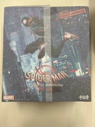 千值練 sentinel Spiderman miles (not SHF Mafex) into the spiderverse