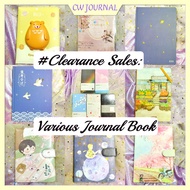 CW Journal Journal Book Clearance (Checkered Book-grid, Mixed Inner Pages, Colorful Inner Pages)