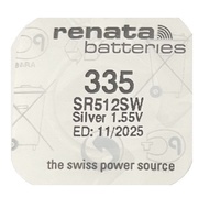 [SG] Renata 335 SR512SW Silver Oxide Button Battery (1 Piece)
