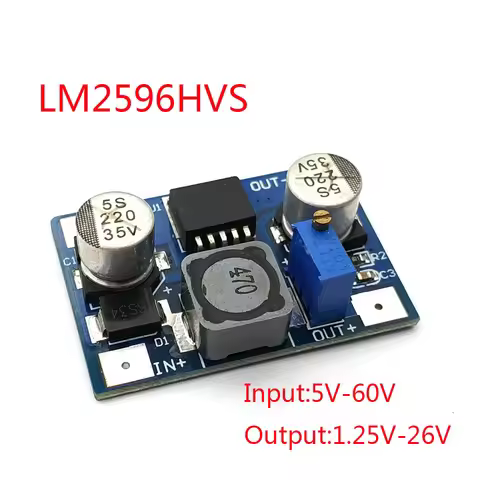 LM2596HVS LM2596 HV LM2596HV DC-DC Adjustable Step Down Buck Converter Power Module 4.5-60V To 1.25-