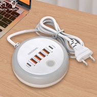 50W USB Charger Multi Ports Power Strip Socket Fast Charging Travel Charger For iPhone Samsung Xiaom