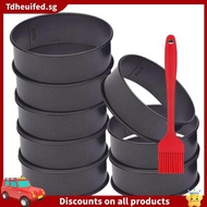 [In Stock]8 Pack Stainless Steel English Muffin Rings 4 Inch Crumpet Rings Nonstick Pastry Ring Mold