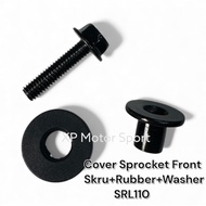 YAMAHA Lagenda110 Set Front Sprocket Cover Bolt Rubber Washer Skru Getah Washer Cover Spoket