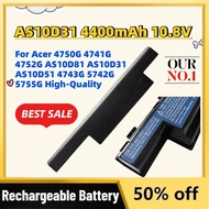 Upgrade AS10D31 4400mAh 10.8V Laptop Battery for Acer 4750G 4741G 4752G AS10D81 AS10D31 AS10D51 4743