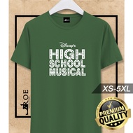 Baju Disney High School Musical Lelaki Perempuan Unisex + Plus Size