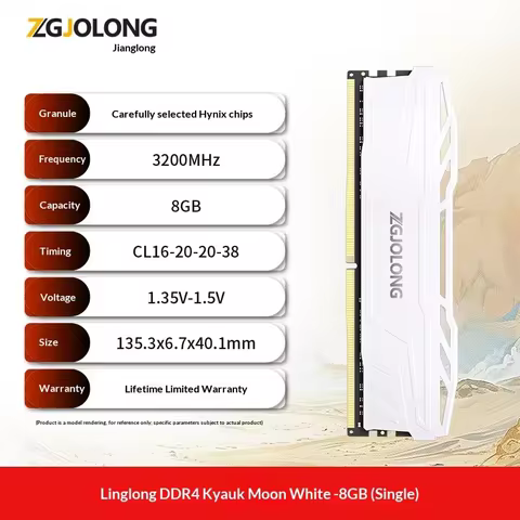 Bestseller Zgjolong Ddr4 High Stable Performance Memory Ram 32gb 16gb X2 3200mhz 3600mhz Hynix Chip 