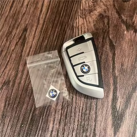 11mm 14mm Car Remote Key Fob Emblem Sticker Logo Replacement For BMW 1 3 5 6 Series X1 X2 X3 X4 X5 X