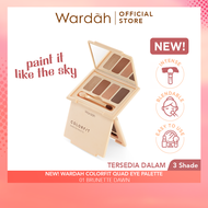 Wardah Colorfit Quad Eye Palette - Eyeshadow 4 in 1 Pigmented, Blendable, Mudah Digunakan