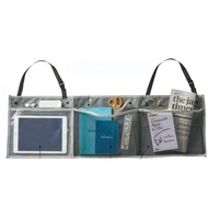 椅背置物袋 汽車收納袋 後座 輕巧 長型多功能收納盒