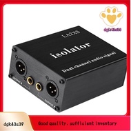 Audio Signal Isolator 2-Channel Audio Isolator Noise Reduction Filter 6.5 XLR Mixer Audio Isolator