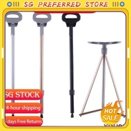 [Penghantaran Cepat Stok SG] Tongkat Berjalan dengan Tempat Duduk, Tongkat Trekking, Kerusi Tongkat 