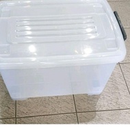 Ezy CB 45 Liters Container Box Clear Wheel Multiclub Box Shinpo Quality Storage Goods