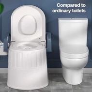 Tandas duduk mudah alih Adult Pregnant Women Elderly toilet chair Mangkuk Tandas Duduk Jamban Portable Toilet Bowl 马桶