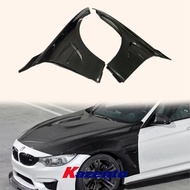 For BMW 2015-2020 Real F82 M4 Carbon Fiber Side Front Bumper Fender Pair