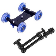 Slilder Kamera DSLR / Slider Troli Mini Roda Kamera DSLR Arm Monopod Perlengkapan Studio