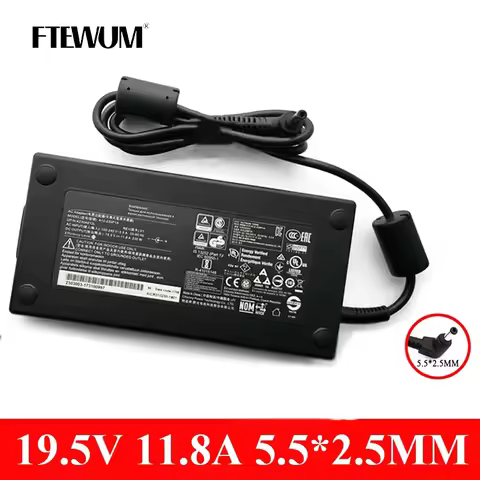 Original Laptop Adapter 19.5V 11.8A 5.5*2.5mm 230W Charger For MSI A12-230P1A A17-230P1A A230A012L G