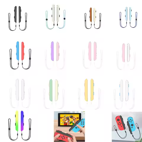 1 Pair Just Dance Band Adjustable Joy-Con Controller Elastic Dance Wrist Band Fit Strap Wristband Fo
