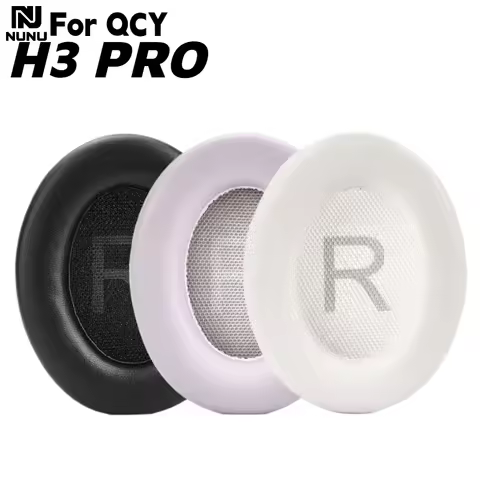 NUNU Replacement Original version Foam Cushion Ear Pads With buckle For QCY H3 PRO Headset Earmuffs 