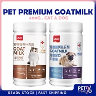 ♙GOATMILK Stock BORAMMY Pet Goat Milk Powder 400g For Cat  Dog SusuKambing Anak Kucing Pet Milk 狗羊奶粉