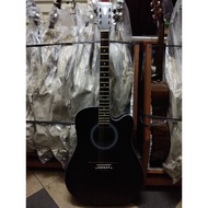 Ibanez Acoustic Electric Guitar, Matte Blackdoff Equalizer Eq-7545 Trusrod