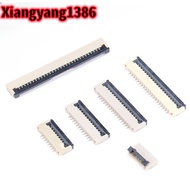 10PCS  1.0mm spacing sockets FPC FFC flat cable connectors 4P 5P 6P  8P 10P 12P  14P  16P 18P 20P 22