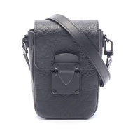 【二手】LOUIS VUITTON單肩包 S-Lock 豎款可穿戴錢包 Taurillon Monogram Noir M81524 黑色皮革
