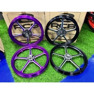 RCB FG-505 FORGED RIM 125Z LC135 Y15ZR Y16ZR PURPLE &amp; BLACK