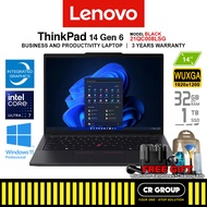 Lenovo ThinkPad T14 Gen 6 - Intel Core Ultra 7 255U - Intel Graphic - 32GB RAM - 1TB SSD (3Yrs Lenov