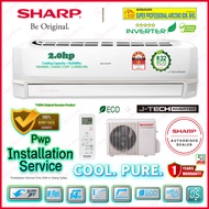 Sharp R32 Inverter Aircond AHX18BED &amp; AUX18BED 2.0hp J-Tech Inverter Air Conditioner ((5 Star Energy Rating))