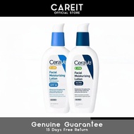 CeraVe AM | PM Facial Moisturizing Lotion Sunscreen Whitening Moisturizing Repair Lotion 3oz 89ml