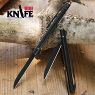 มีดพับปากกามีด Pen Knife 18cm สแตนเลส สแตนเลส มีดเดินป่า มีดป้องกันตัว มีดทำอาหาร