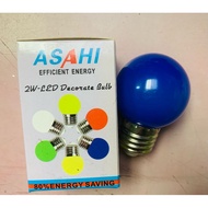 Asahi 2w led colour bulb e27 BLUE COLOUR