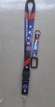 DPWH W/ KEY HOLDER ID LACE LANYARD