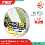 Nakita สายส่งน้ำ Super PE 1/1.5/2/3นิ้ว 20/30/50/100 เมตร ทนแรงดัน 24 บาร์ เคลือบใน2ชั้นท่อส่งน้ำ