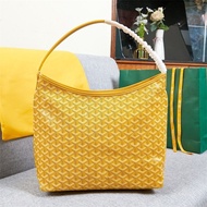 Goyard กระเป๋า Goyard คุณภาพสูงของ Goyard กระเป๋าแบบหนีบแขนผู้หญิงกระเป๋ากระเป๋าทรงสี่เหลี่ยมมีหูหิ้วสะพายไหล่ใส่ของได้มากเดินทางกระเป๋าสายไหล่เดียว